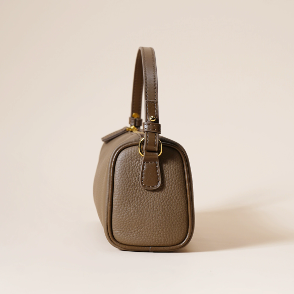 Cowhide High-grade Genuine Leather Women Simple Underarm Bag - Image 3