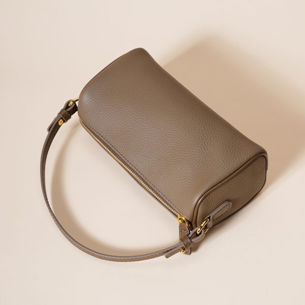 Cowhide High-grade Genuine Leather Women Simple Underarm Bag - Image 4