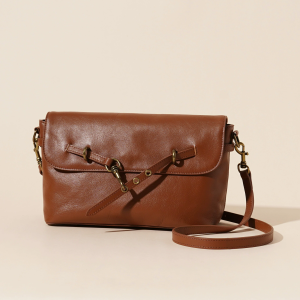 Retro cowhide tote bag messenger bag genuine leather texture large shoulder bag women's messenger bag